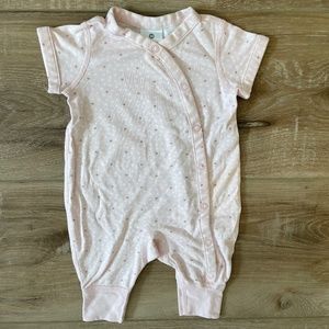 Hanna Andersson Pajamas, Light Pink, Size 0-3 months